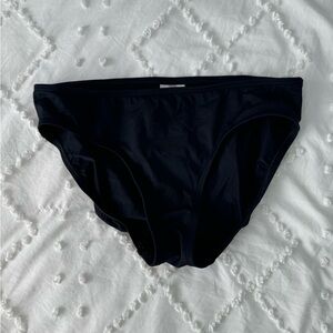 Lands End Full Coverage Swim Black Bottoms